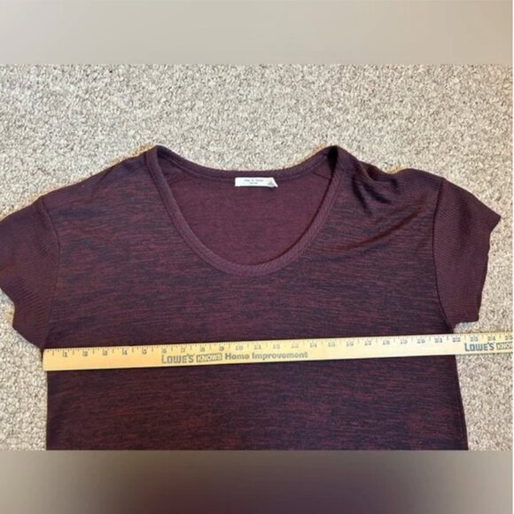 Anthropologie Rag & bone shift dress stretchy dress cranberry color size L - Picture 4 of 7